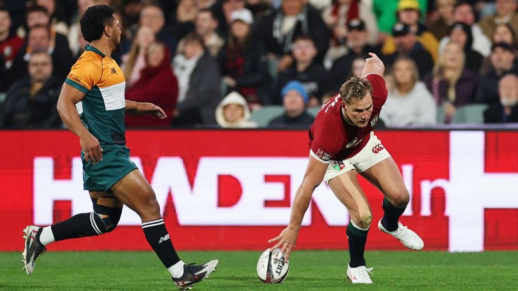 Dominant Lions Crush AUNZ Invitational XV with Van der Merwe's Hat-Trick