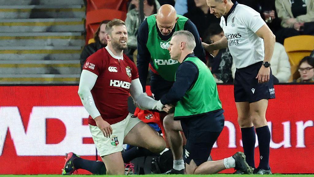 Lions' Full-Back Elliot Daly Faces X-Ray After Forearm Injury: Impact on Upcoming Test Series
