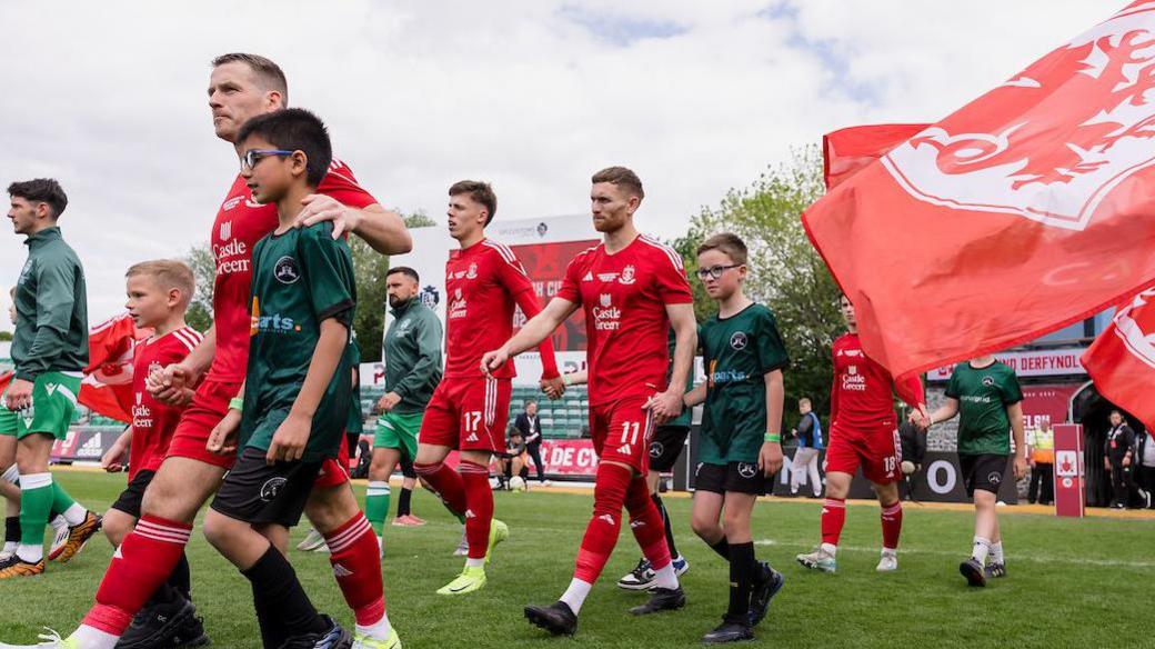The Start of Welsh Cup Final: Connah's Quay Nomads' Ten-Player Drama