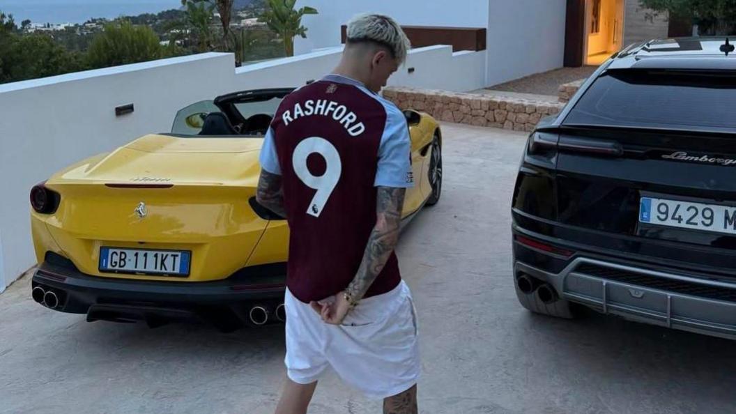 Garnacho Sparks Transfer Rumors with Aston Villa Shirt Post