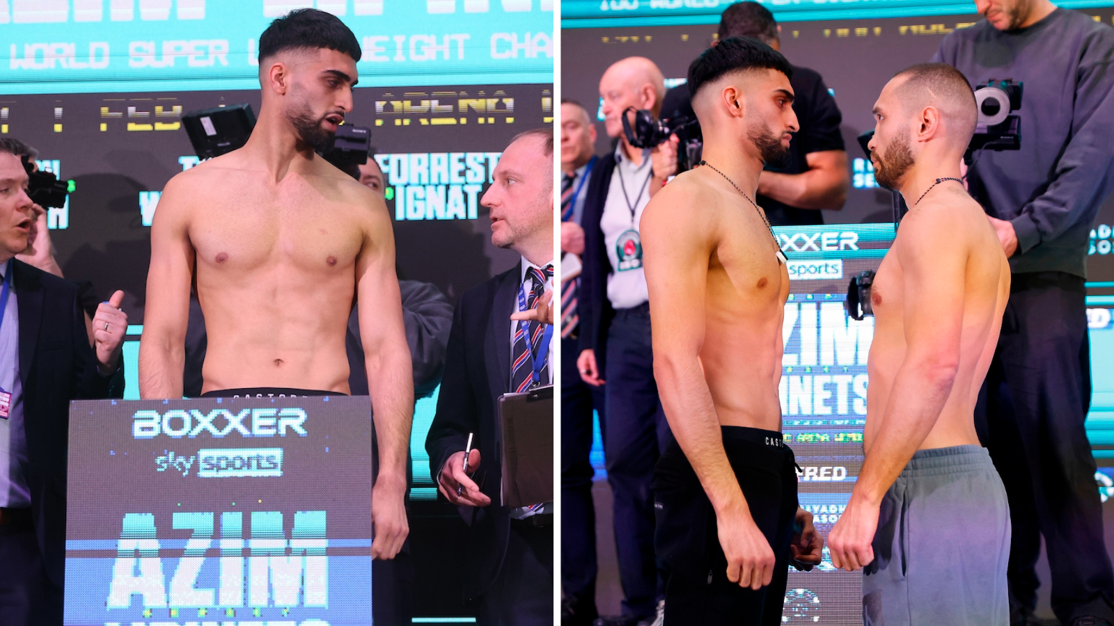 Azim and Lipinets Finally Make Weight Ahead of Welterweight Clash