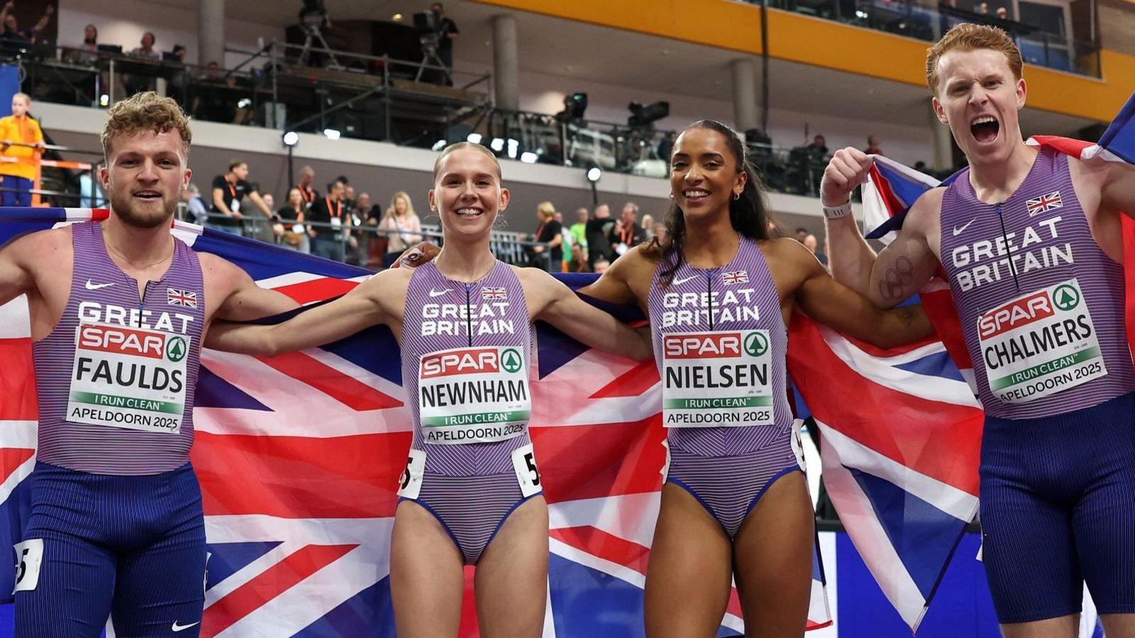 British Team Secures Bronze in Thrilling 4x400m Mixed Relay at European Indoors