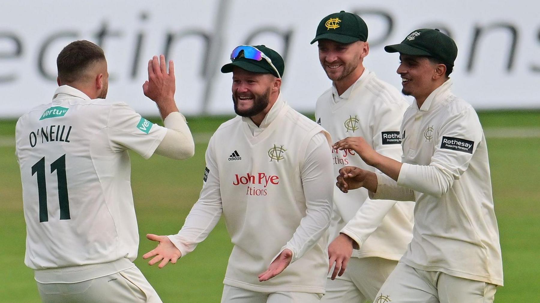 Nottinghamshire's Strong Stand Against Sussex in Cricket Championship