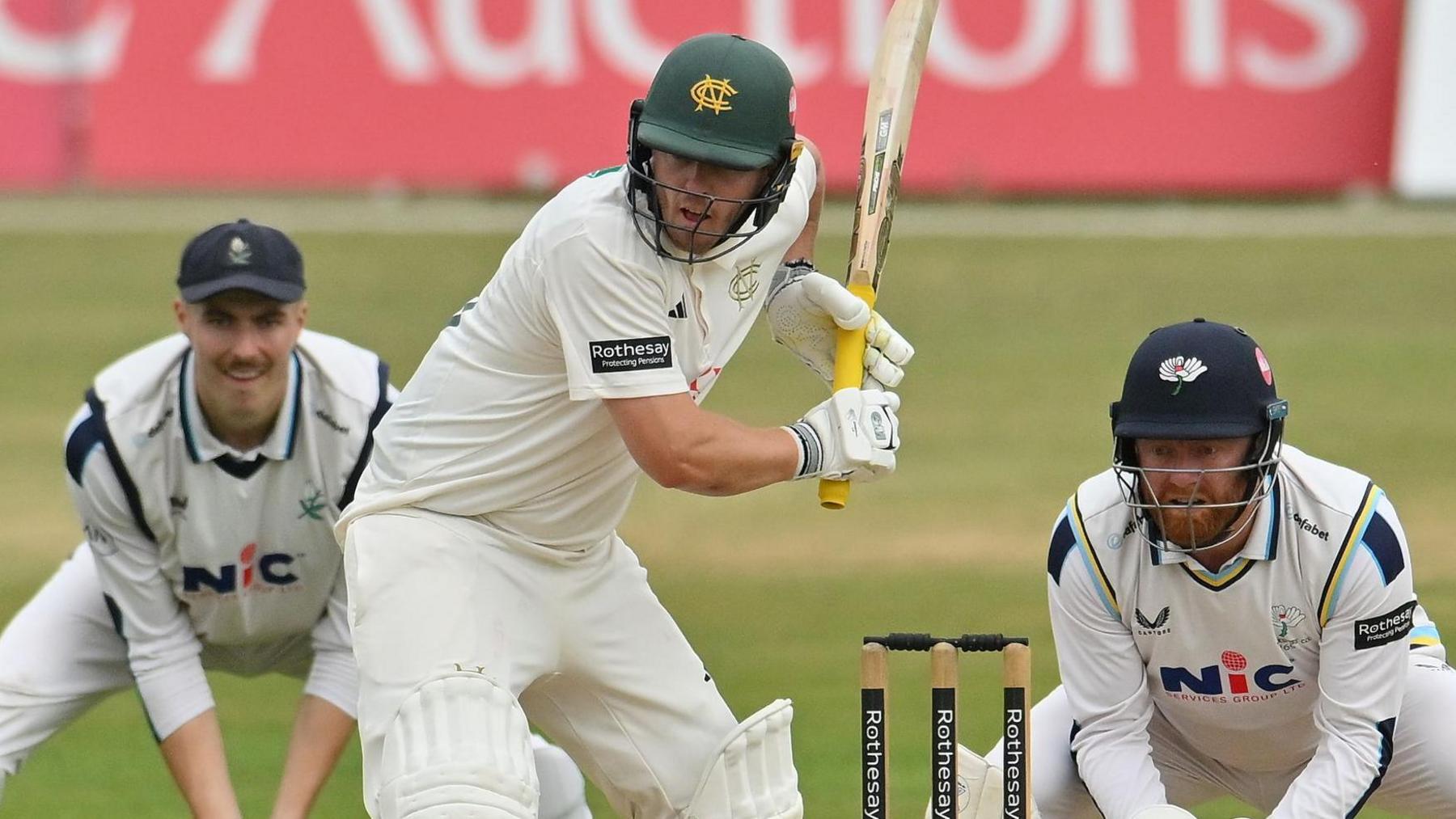 Ben Slater's Stellar 96 Leads Nottinghamshire in a Tense First Day Against Yorkshire