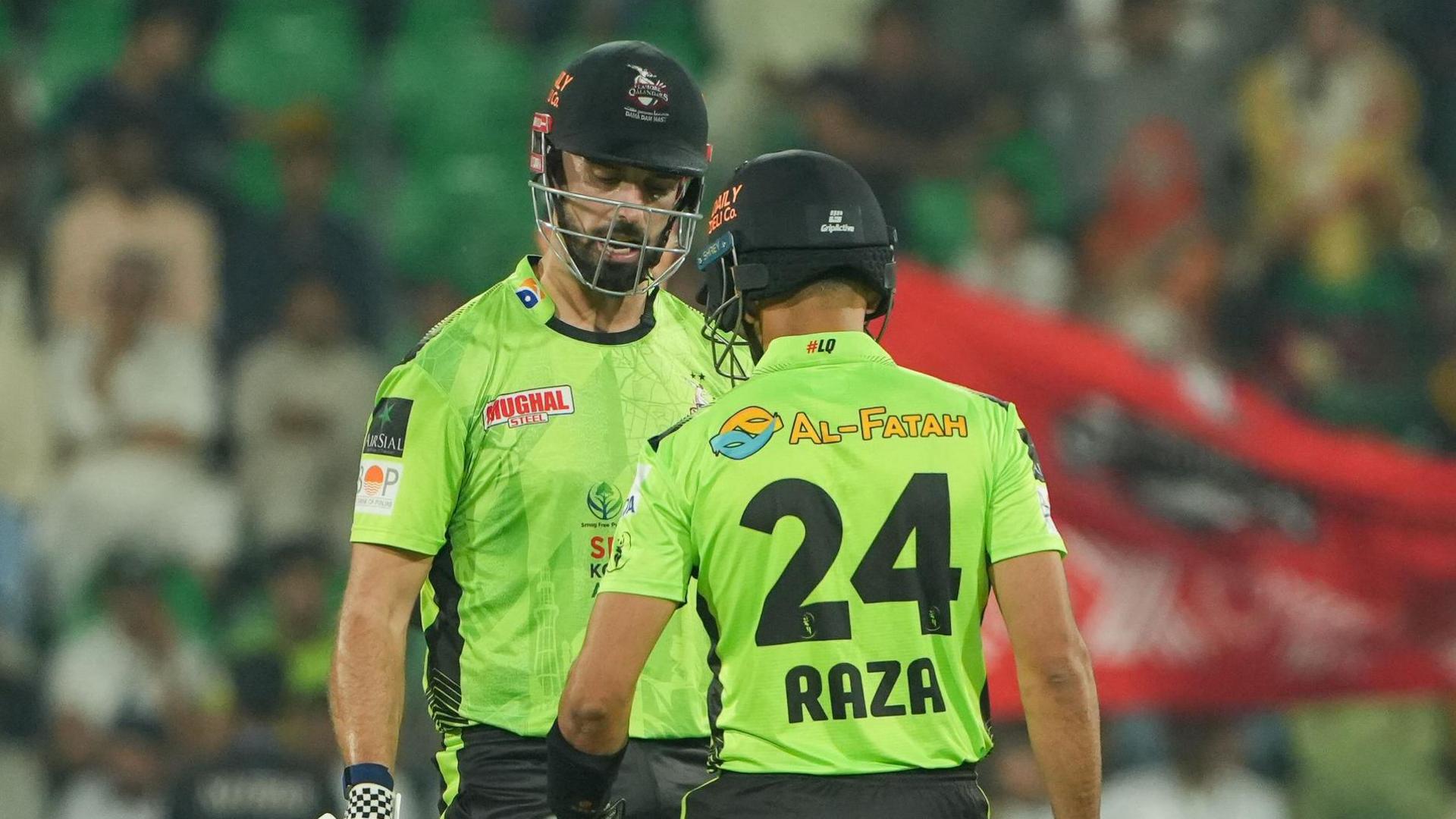 Dynamic Duo: Mitchell & Raza Propel Lahore Qalandars to Victory in PSL Thriller