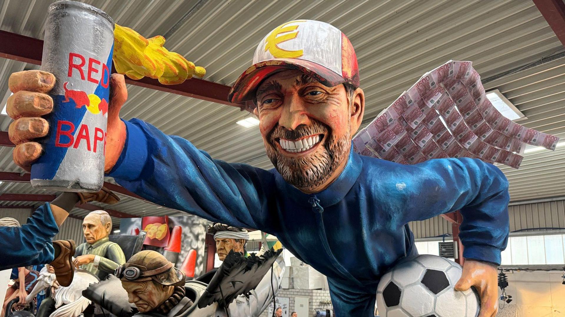 Jurgen Klopp Takes Center Stage at Mainz Carnival with Satirical Float