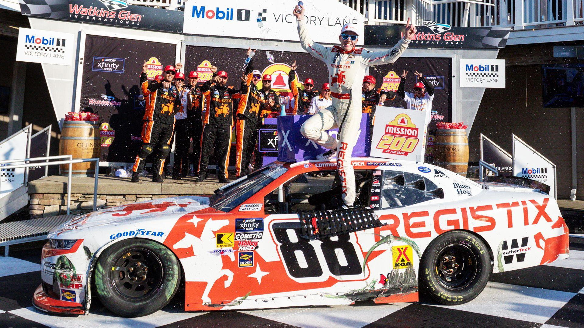 Rising NASCAR Star Connor Zilisch Suffers Collarbone Fracture in Victory Lane Mishap