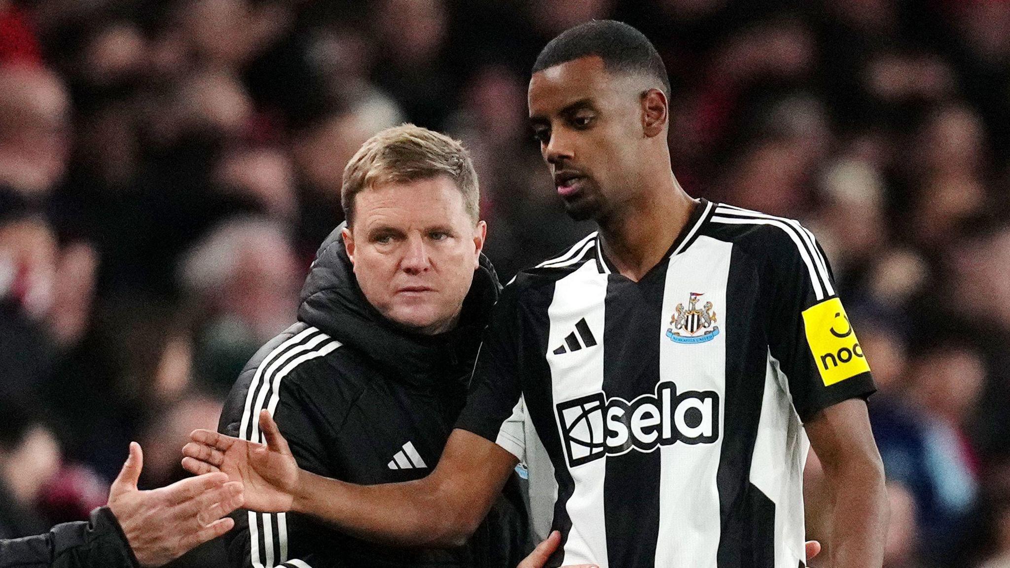 Eddie Howe Confirms No Offers for Newcastle's Star Striker Alexander Isak
