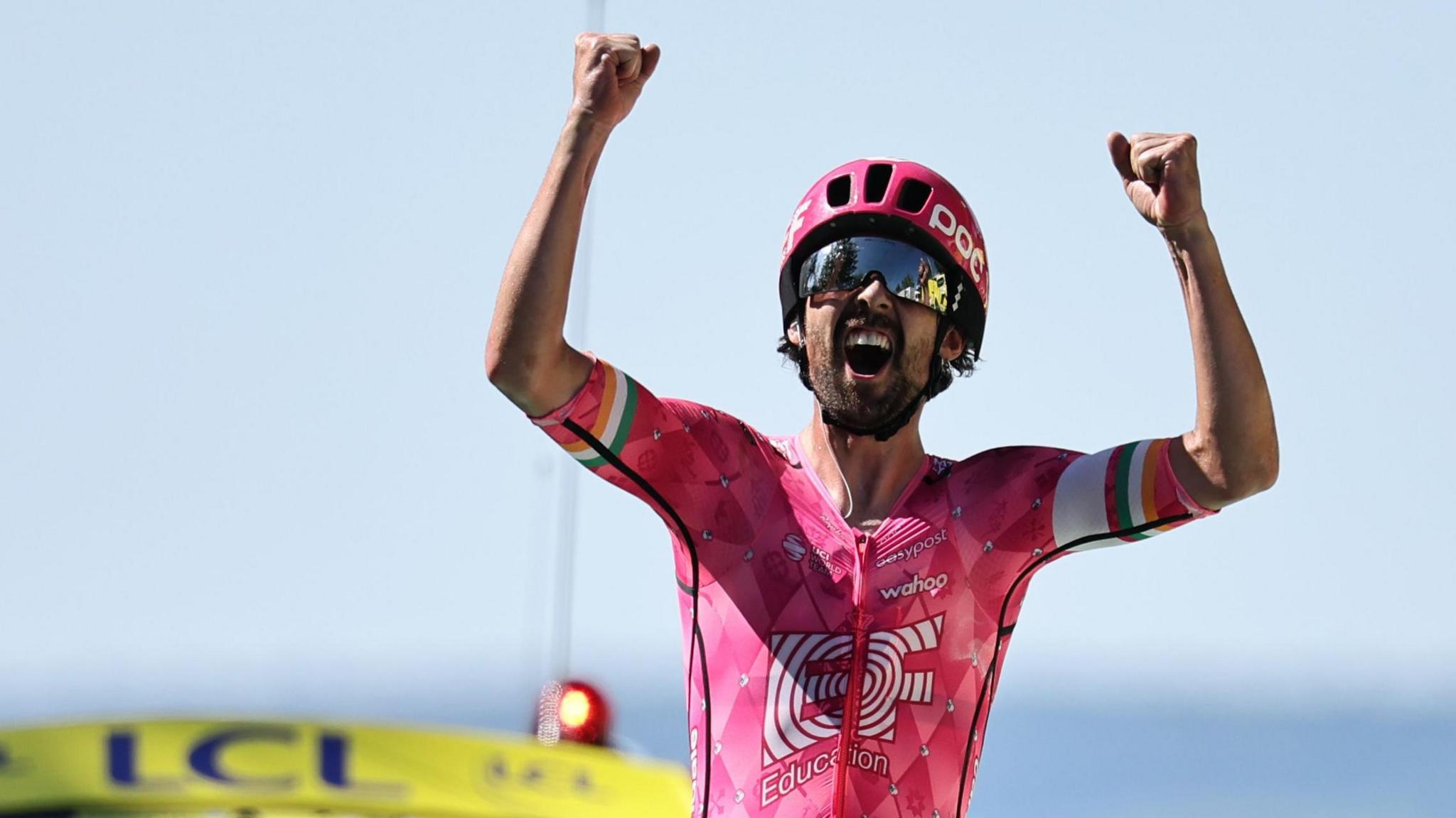 Ben Healy's Triumph: A Solo Victory at Tour de France Stage Six as Van der Poel Reclaims Lead