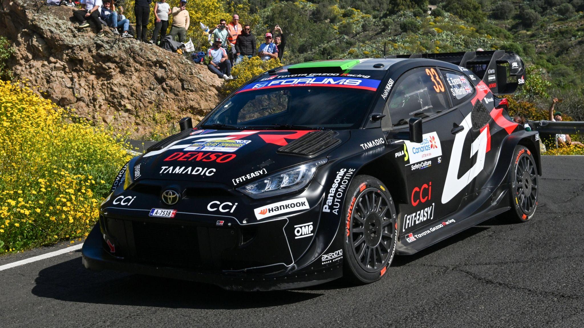 Toyota's Dominance and Evans' Third Place in Canaries Rally