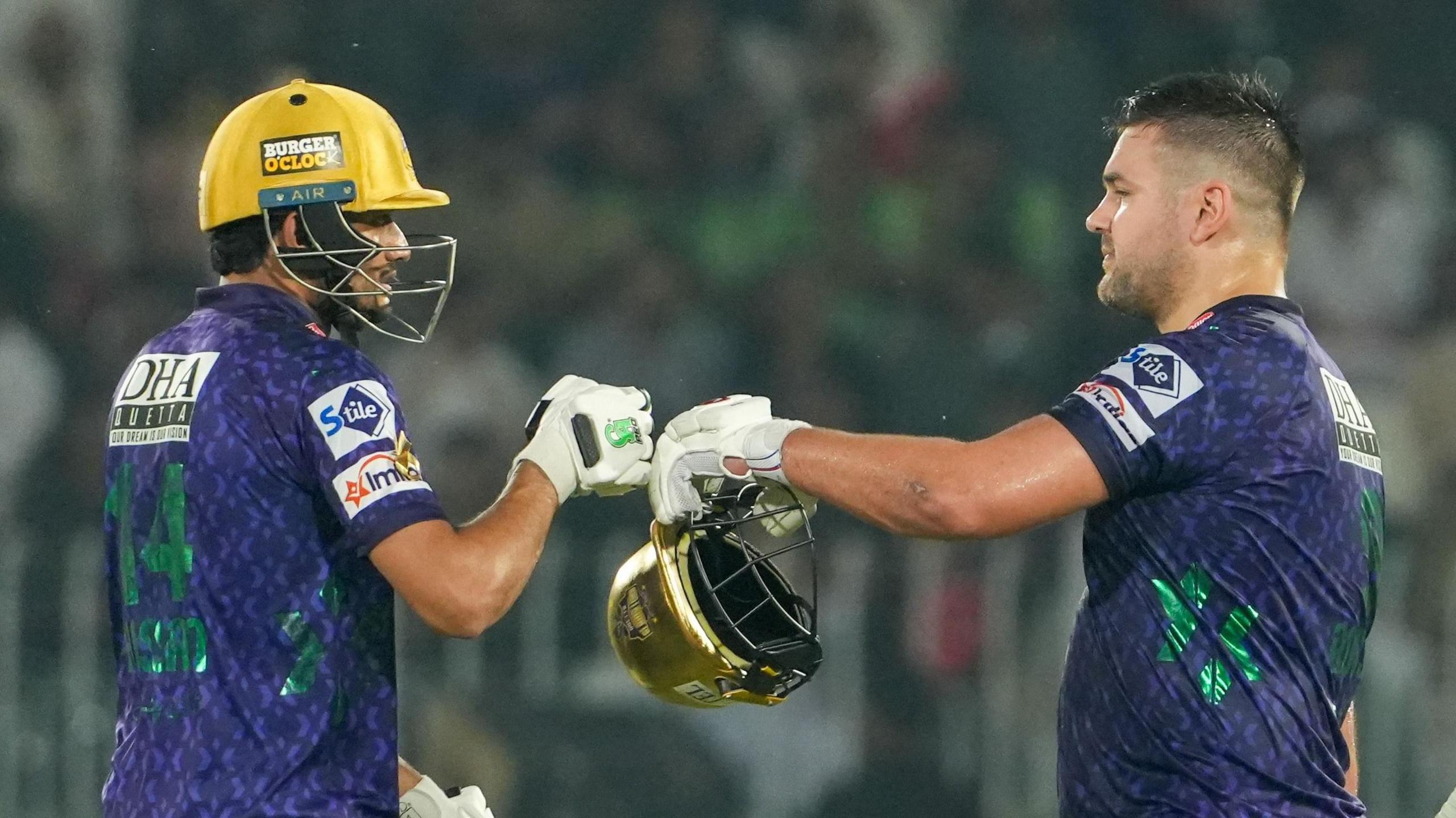 Historic Centuries by Rossouw and Nawaz Propel Quetta Gladiators to Record Victory in PSL