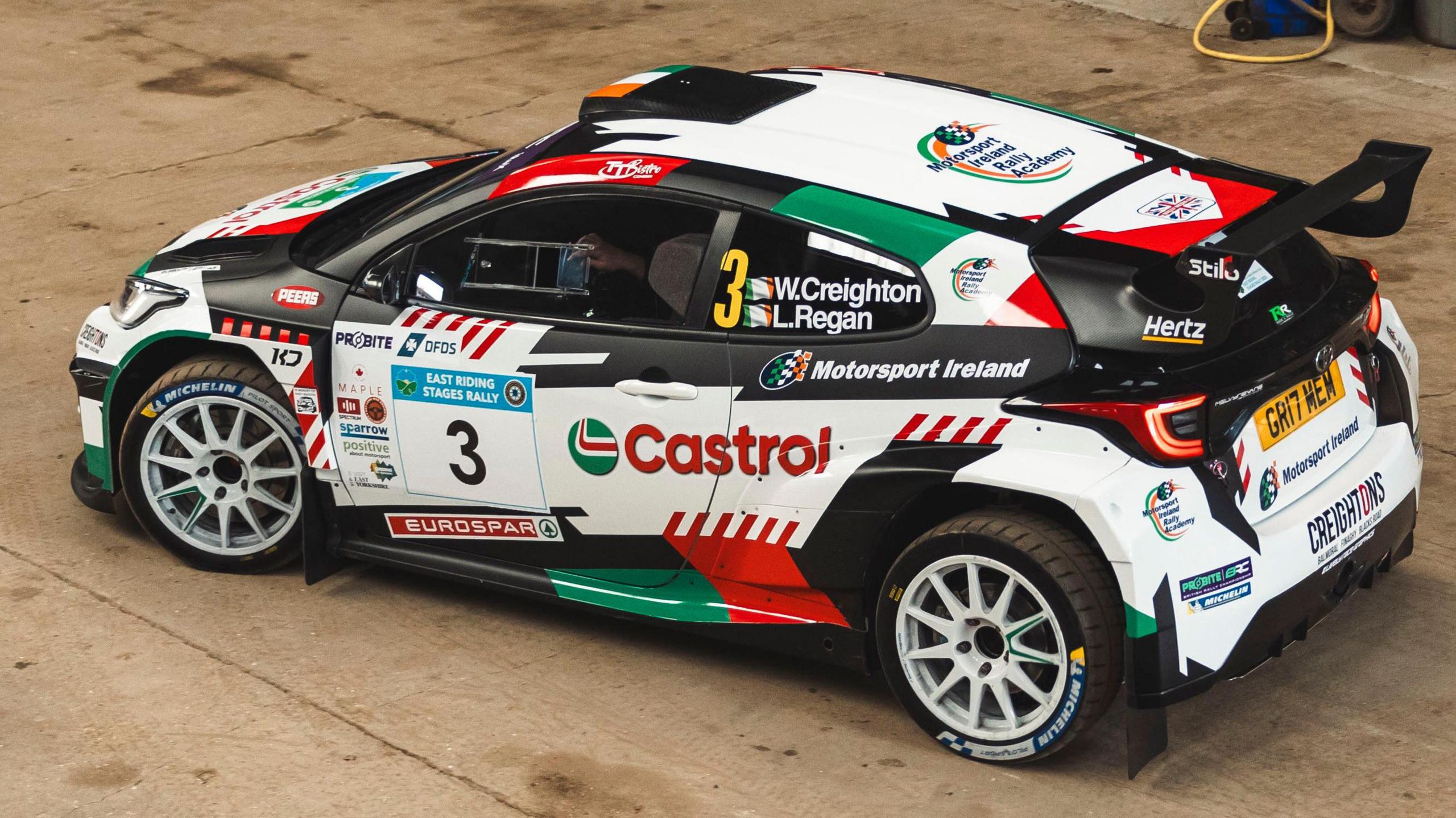 William Creighton Dominates East Riding Stages to Kick Off BRC Title Campaign