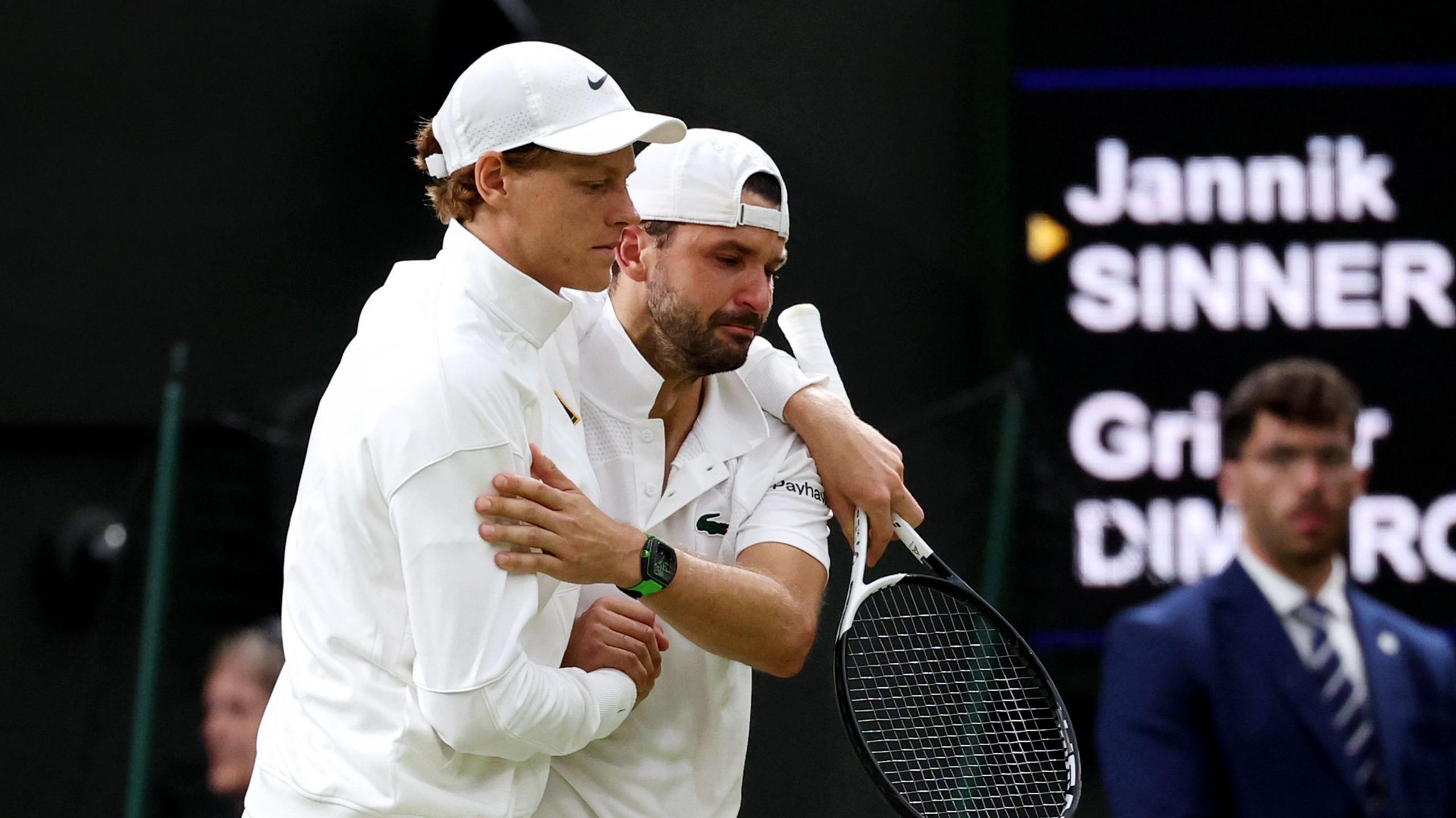 Heartbreak at Wimbledon: Sinner Advances as Dimitrov Retires Injured