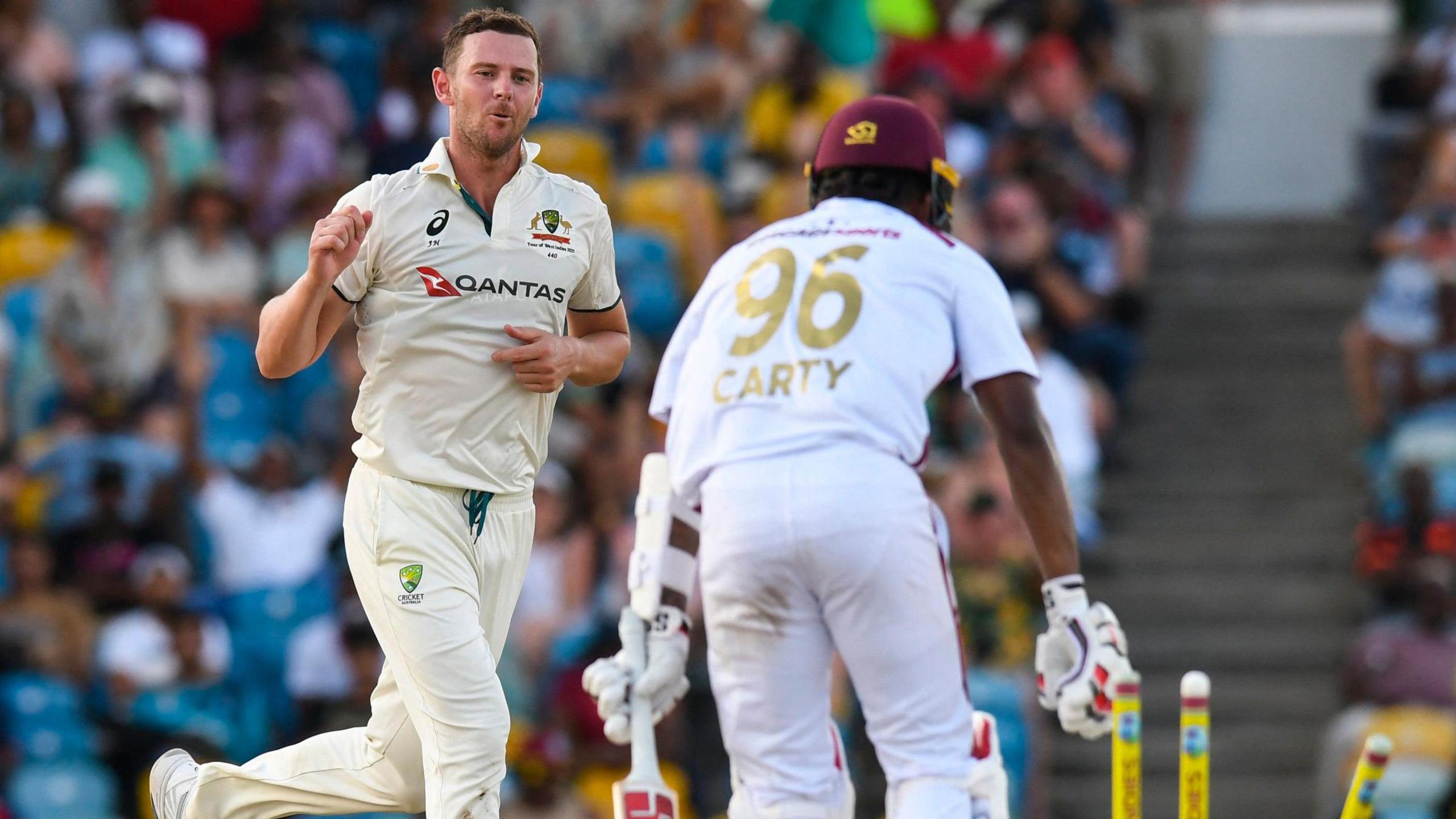 Hazlewood's Five-Wicket Haul Seals Australia's Dominant Victory Over West Indies in First Test