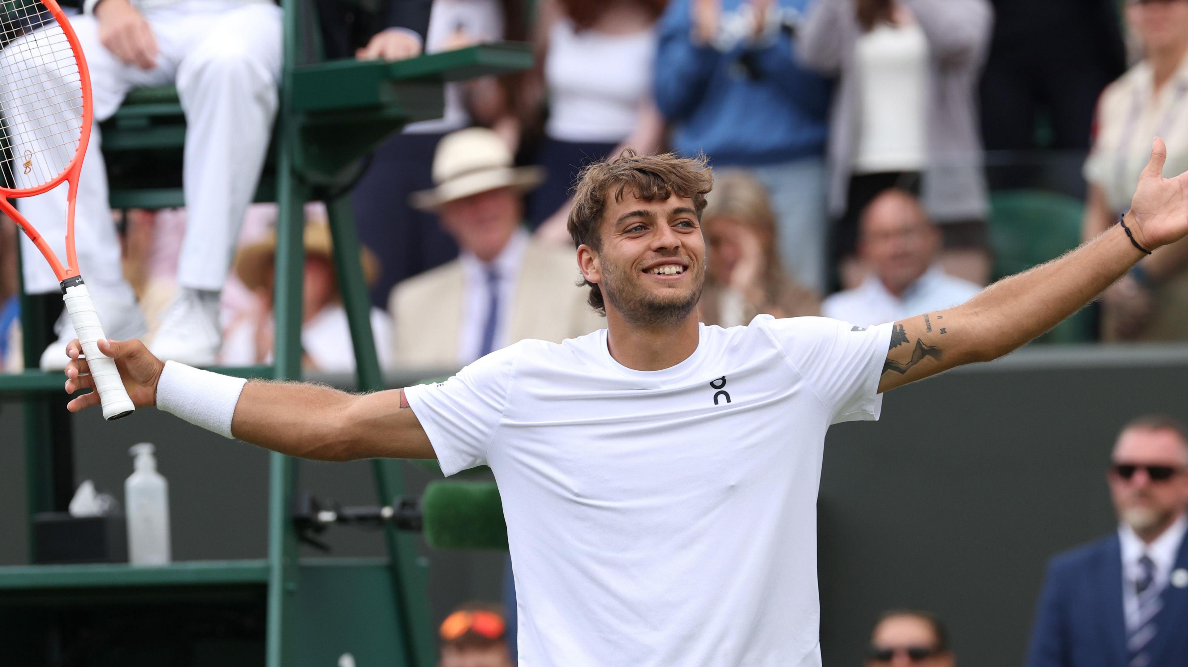 Flavio Cobolli Defeats Marin Cilic to Reach Maiden Wimbledon Quarter-Final