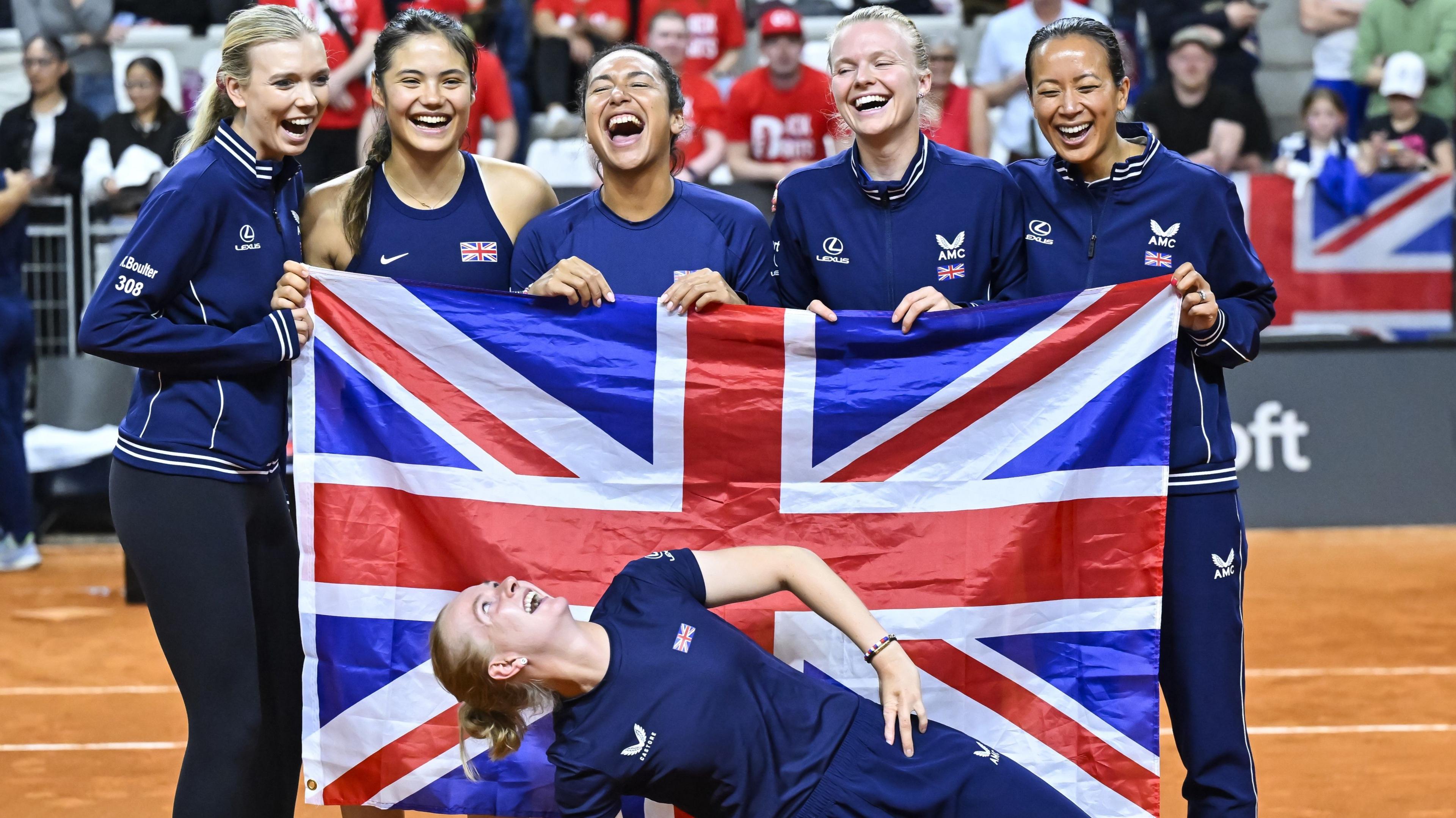 GB's Tennis Team Fights for BJK Cup Finals Spot - Live on BBC
