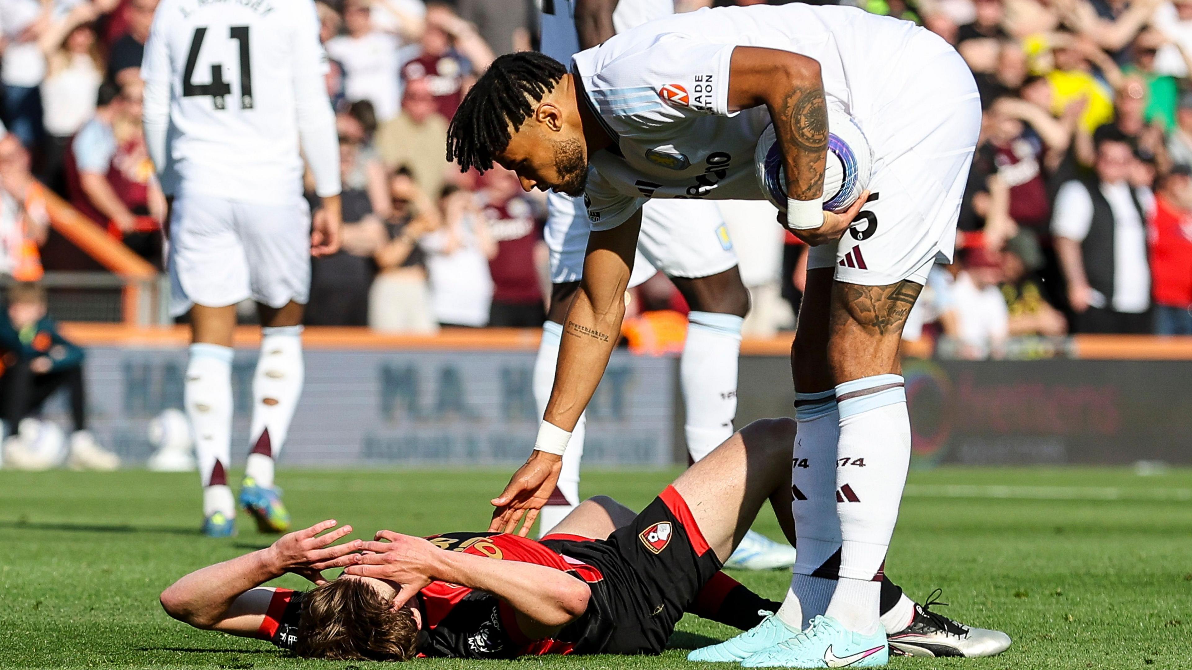 Tyrone Mings' Controversial Elbow Fractures Alex Scott's Jaw in Premier League Clash