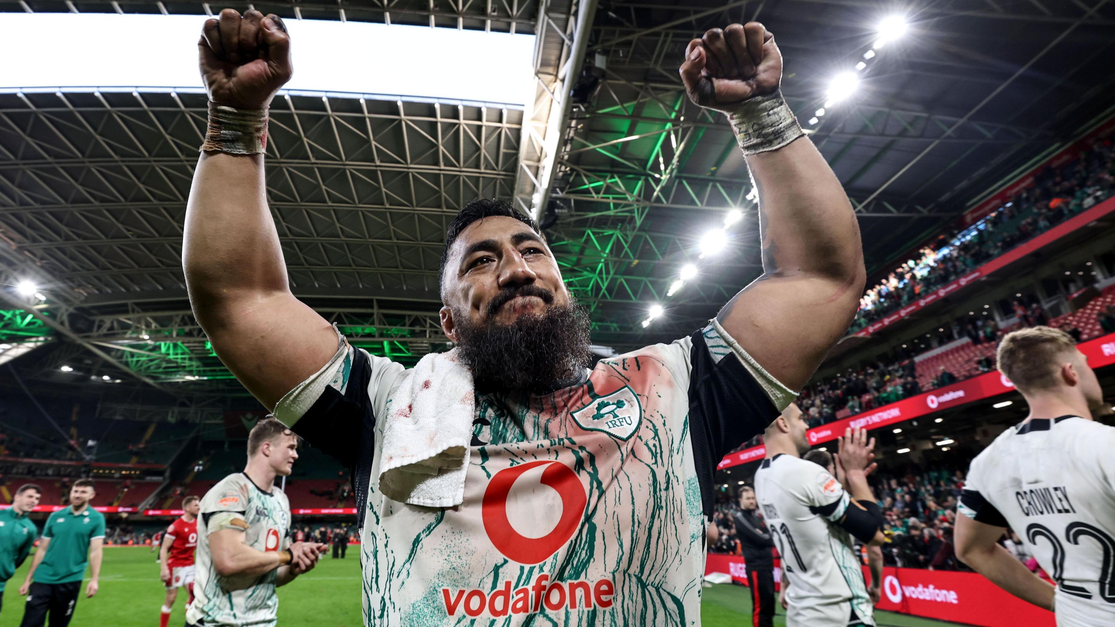 Bundee Aki's Impact Fuels Ireland's Triumph in Six Nations Clash Against Wales