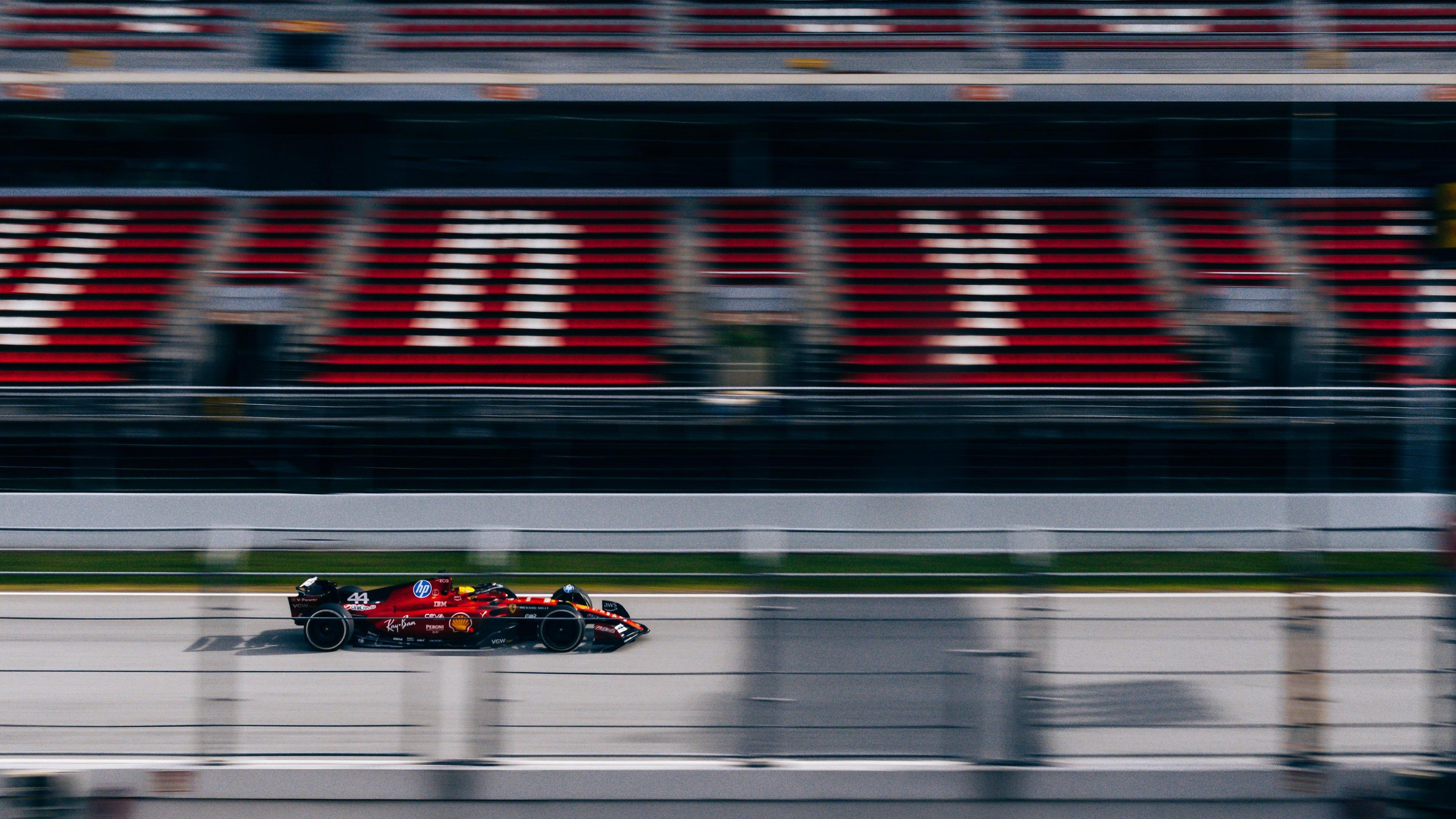 Hamilton's Early Challenge: Crashes Ferrari During Pre-Season Test