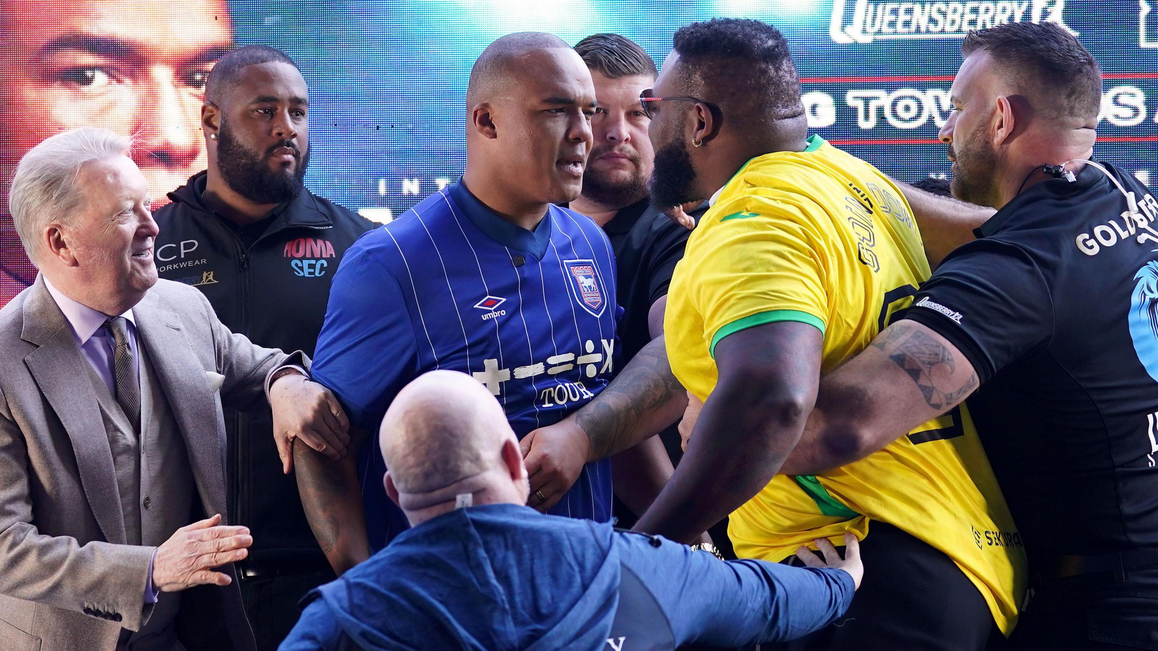 Chaos Erupts at Wardley vs. Miller Press Conference Ahead of WBA Interim Title Fight