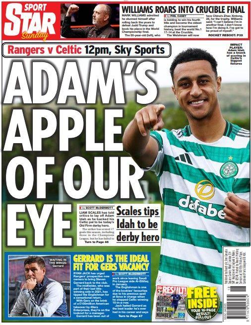 Celtic's Liam Scales Defends Adam Idah Amidst Criticism Ahead of Crucial Rangers Clash
