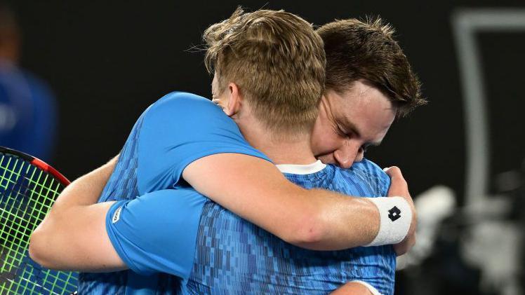 Patten and Heliovaara Celebrate Australian Open Men's Doubles Victory