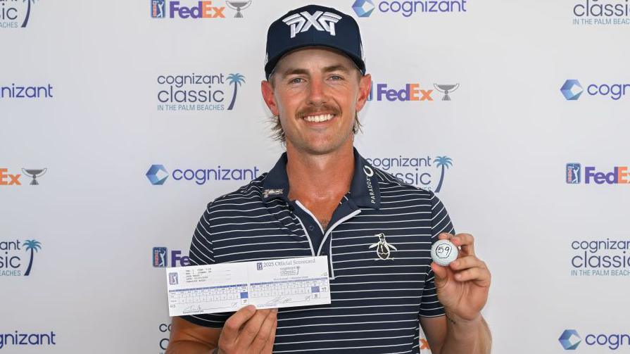 Jake Knapp’s Historic 59 Leads Cognizant Classic While Horschel Tames Alligators