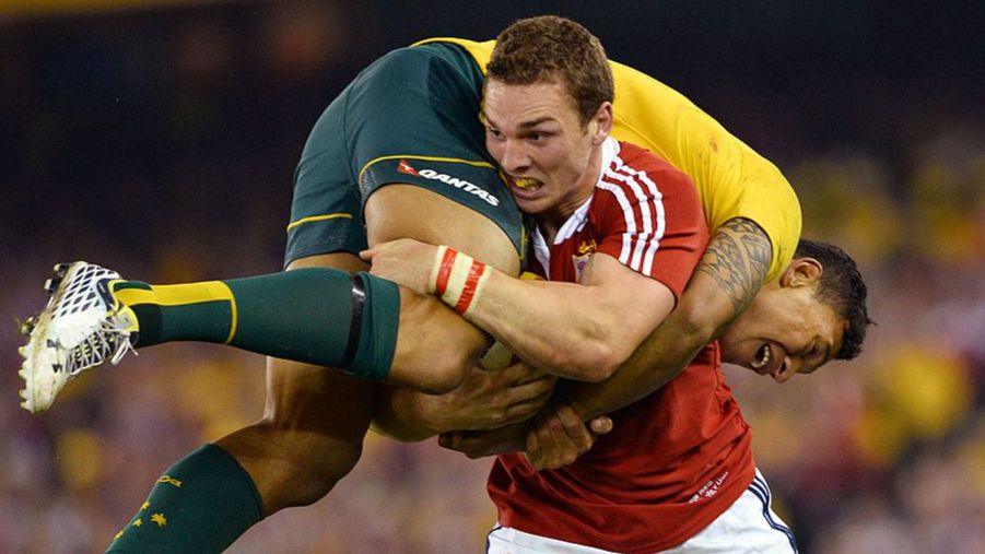 George North's Iconic Lions Moment: The Folau Carry That Defined Rugby History