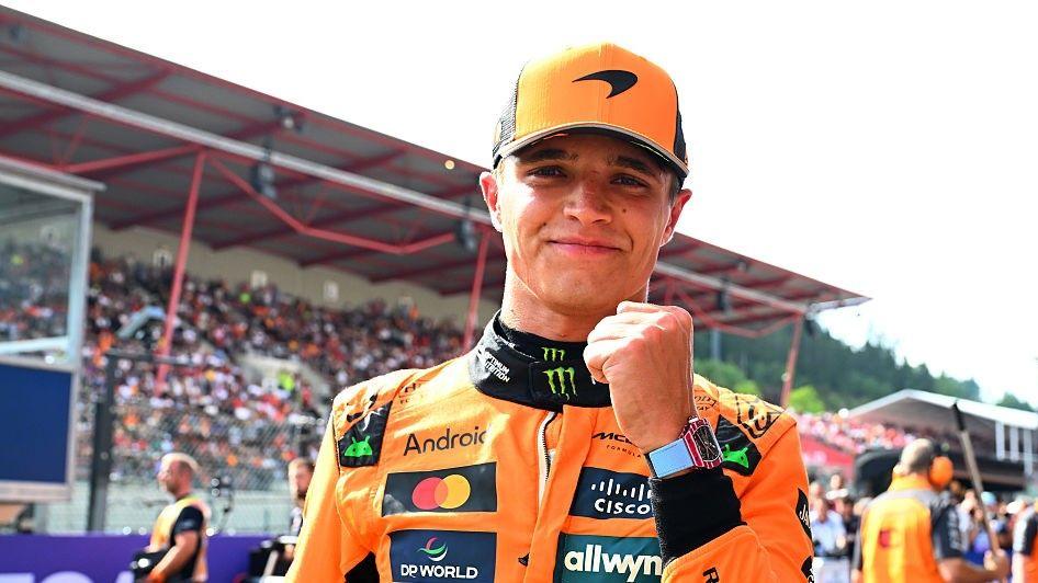 Lando Norris Secures Pole Position at the Belgian Grand Prix Amid Rain Predictions