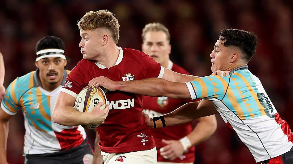 British and Irish Lions Edge Past First Nations and Pasifika in Thrilling Rugby Clash