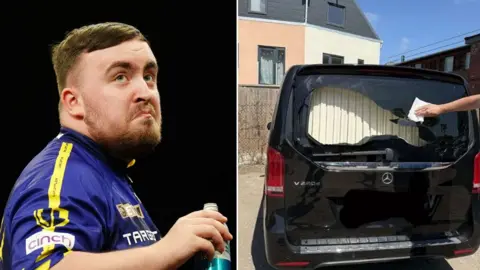 Luke Littler Faces Vehicle Vandalism During Darts Exhibition in Norwich
