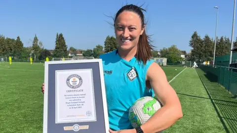 Megan Campbell Shatters Female Football Throw-In World Record